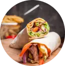 Spicy roll in train journey.